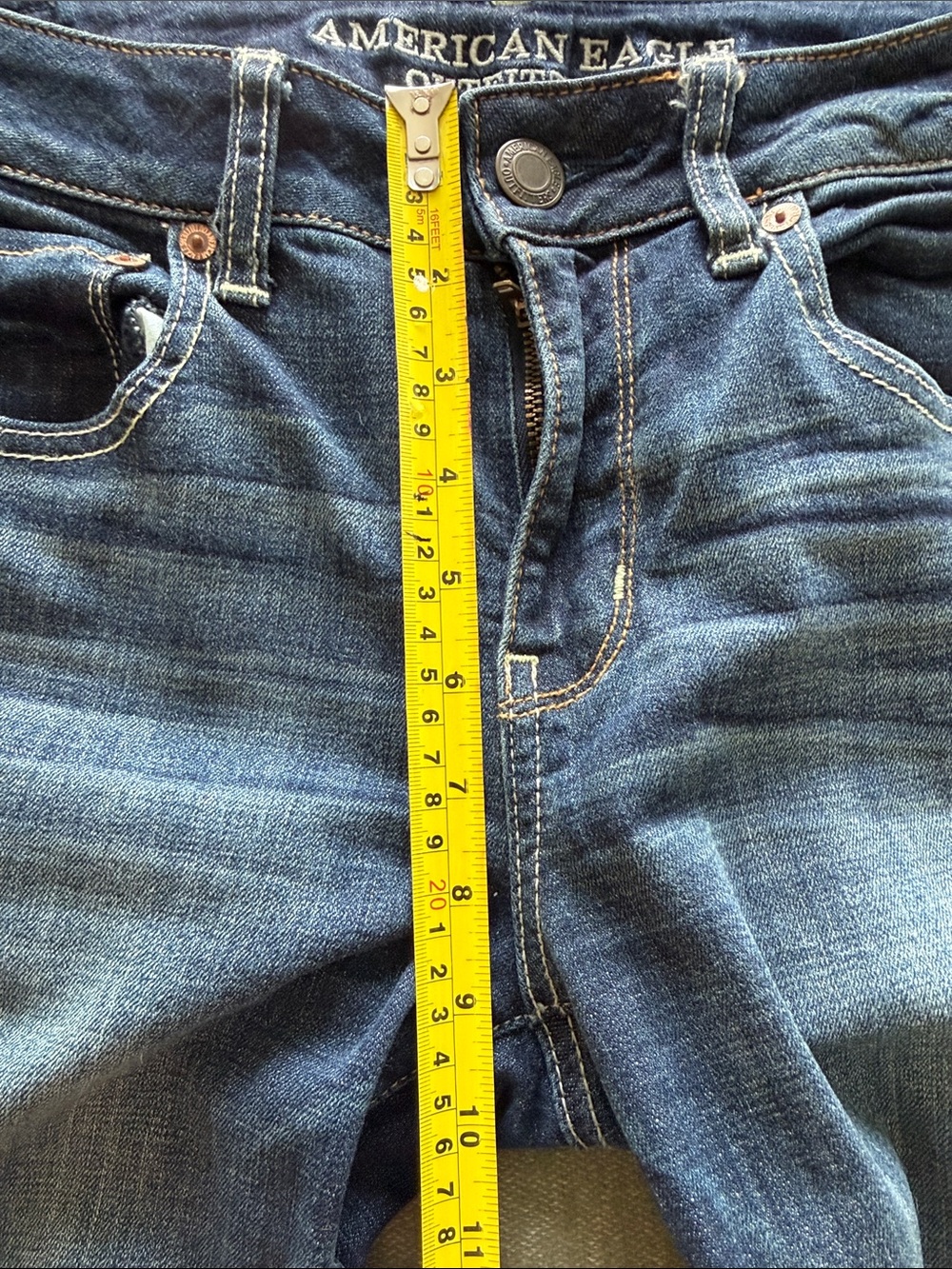 American Eagle Outfitters Dark Indigo Jeans - Picture 5 of 7